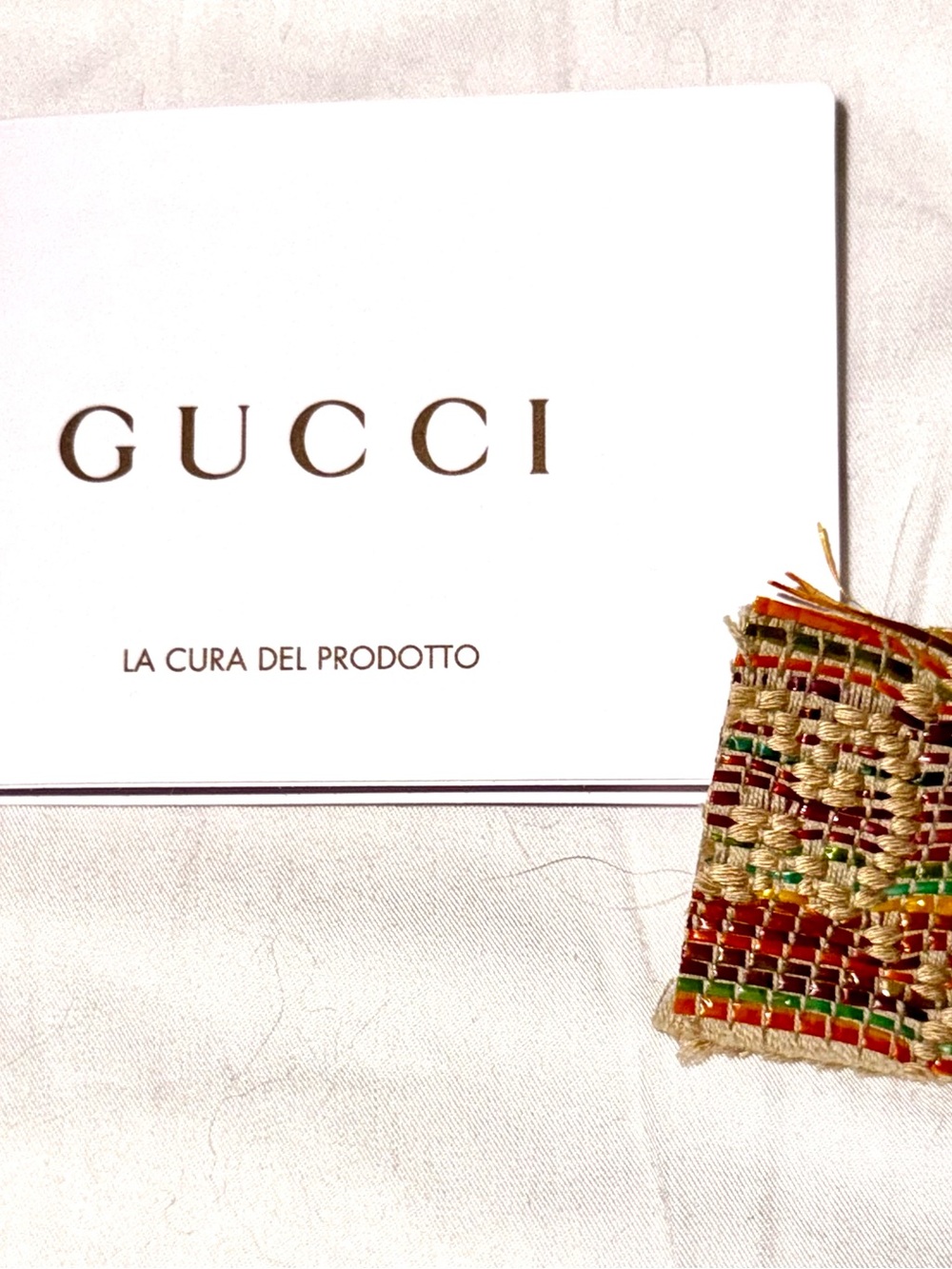 Gucci Monogram Sunset Raffia Medium Sukey Tote Bag Brown Multi NWOT - Picture 14 of 14